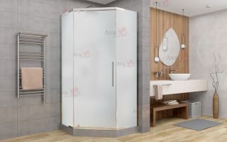 Душевой уголок AvaCan PC 100 MT 100x100 см хром